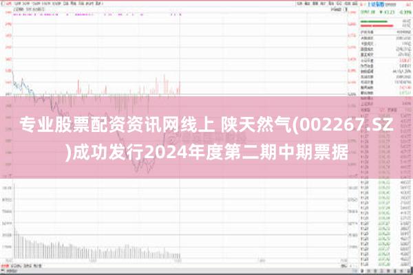 专业股票配资资讯网线上 陕天然气(002267.SZ)成功发行2024年度第二期中期票据