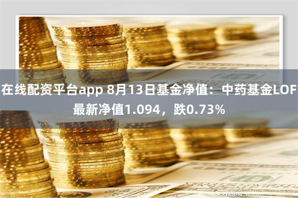 在线配资平台app 8月13日基金净值：中药基金LOF最新净值1.094，跌0.73%