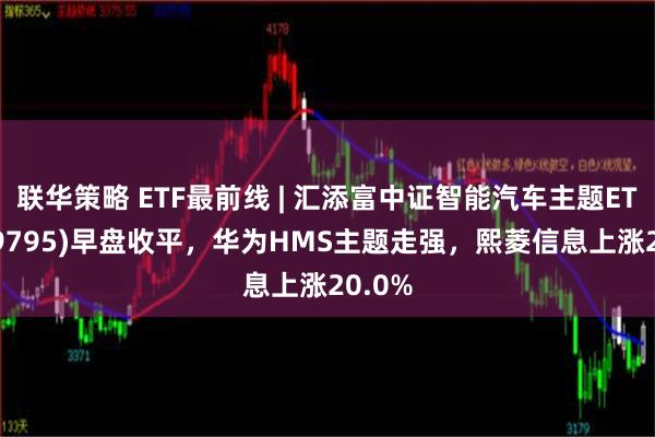 联华策略 ETF最前线 | 汇添富中证智能汽车主题ETF(159795)早盘收平，华为HMS主题走强，熙菱信息上涨20.0%