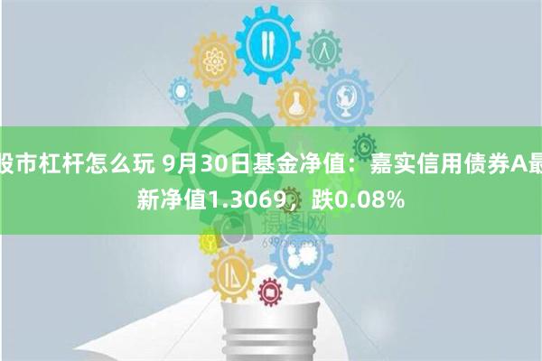 股市杠杆怎么玩 9月30日基金净值：嘉实信用债券A最新净值1.3069，跌0.08%